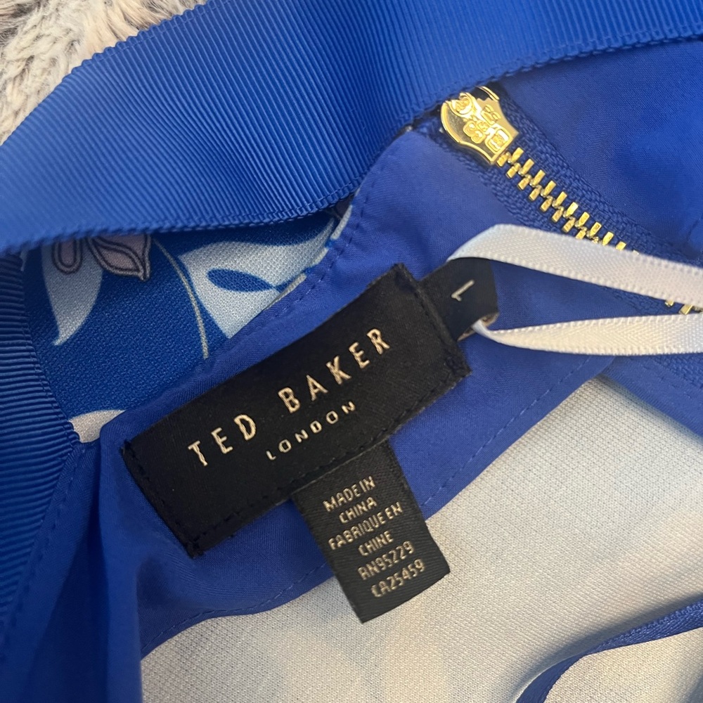 💙 Ted Baker Kyoto Gardens Cross-over Top - Picture 10 of 17